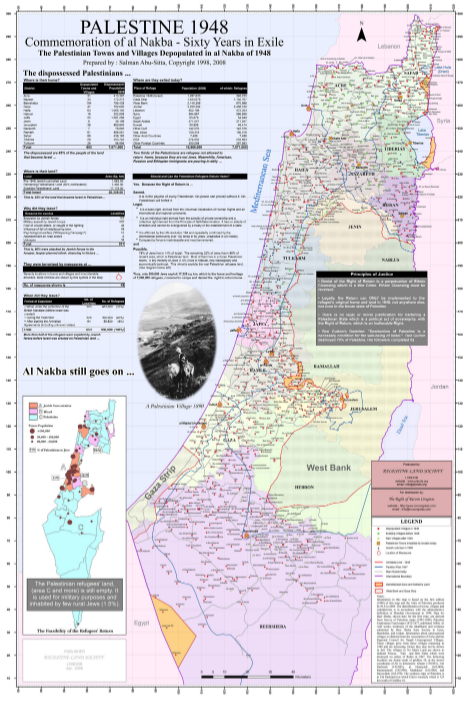 Map of Palestine
