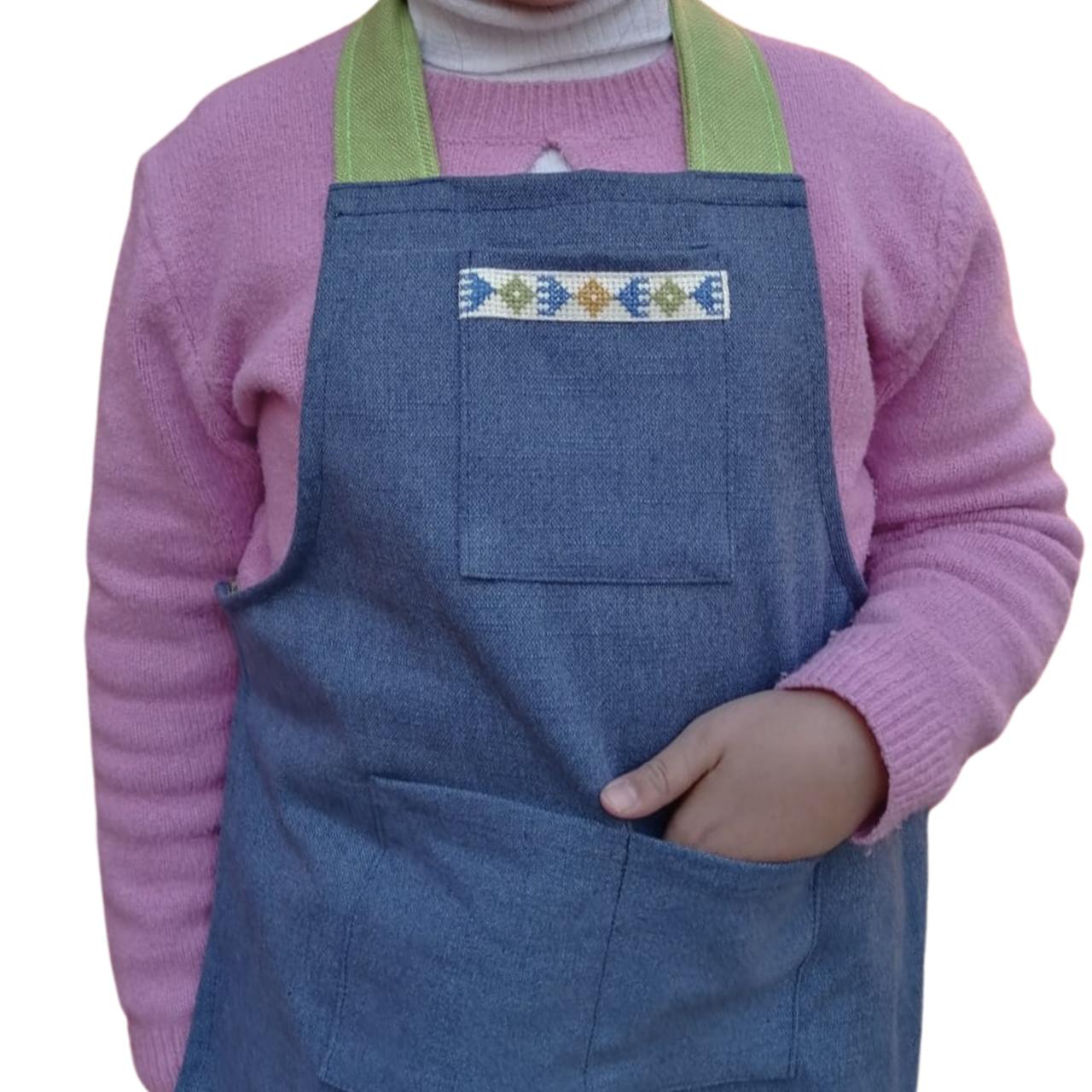 Geometric Children's Full Apron