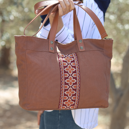 Walid Unisex Bag - Brown