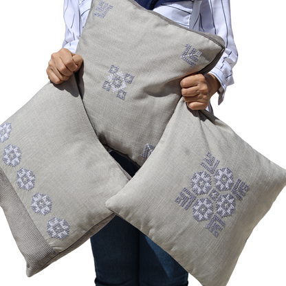 Pre-Order Maha Pillow Cover - Gray