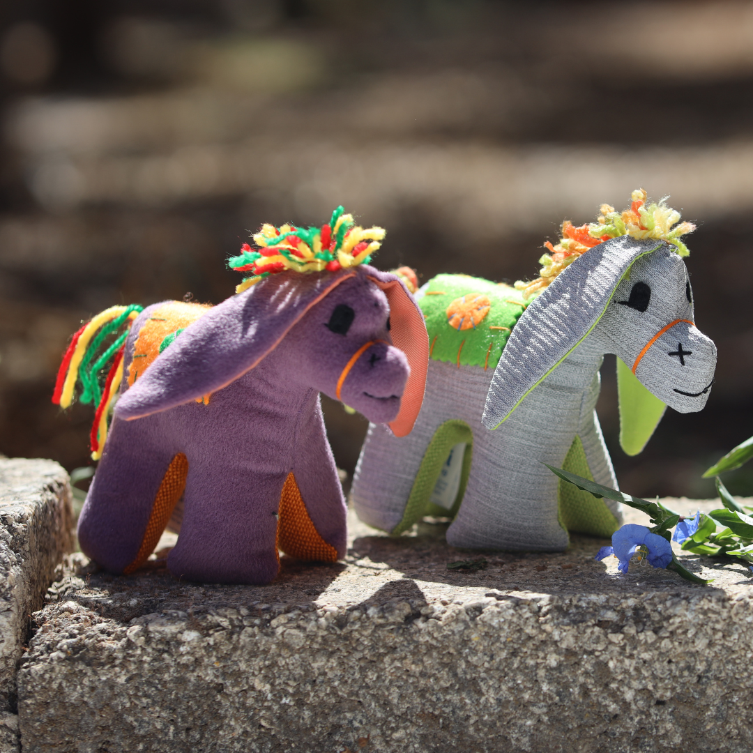 Plush Donkey - Purple