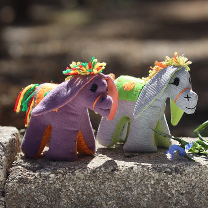 Plush Donkey - Gray