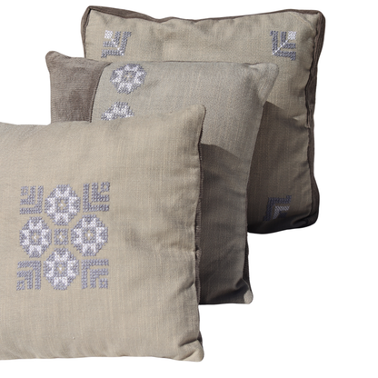Eyes Pillow Cover - Gray