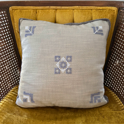 Feathers Pillow Cover - Gray
