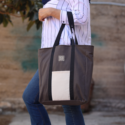 Liyana Market Tote - Brown