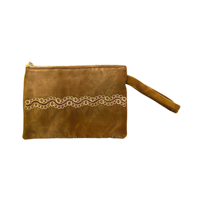 Ring Tahriri Clutch - Brown