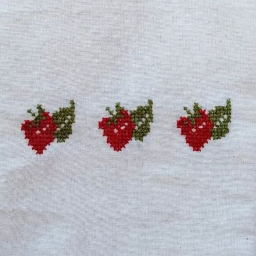 Tea Towel - Strawberry (Red)