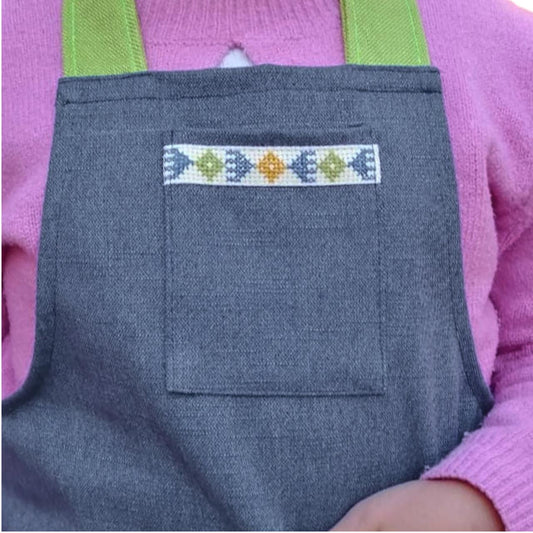 Geometric Children's Full Apron