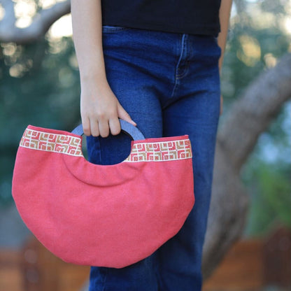 Half Moon Purse - Red