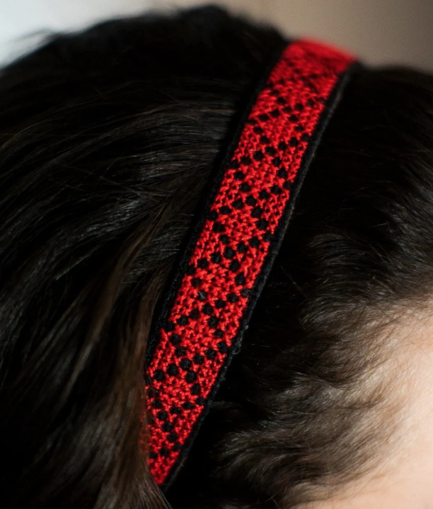 Palestinian embroidered headband